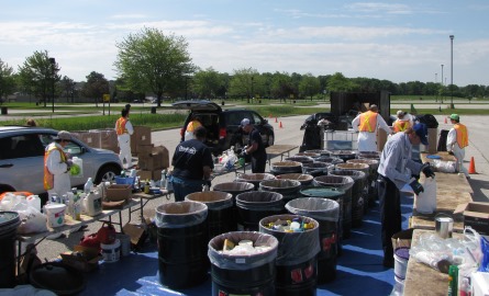 Household Hazardous Waste collection event